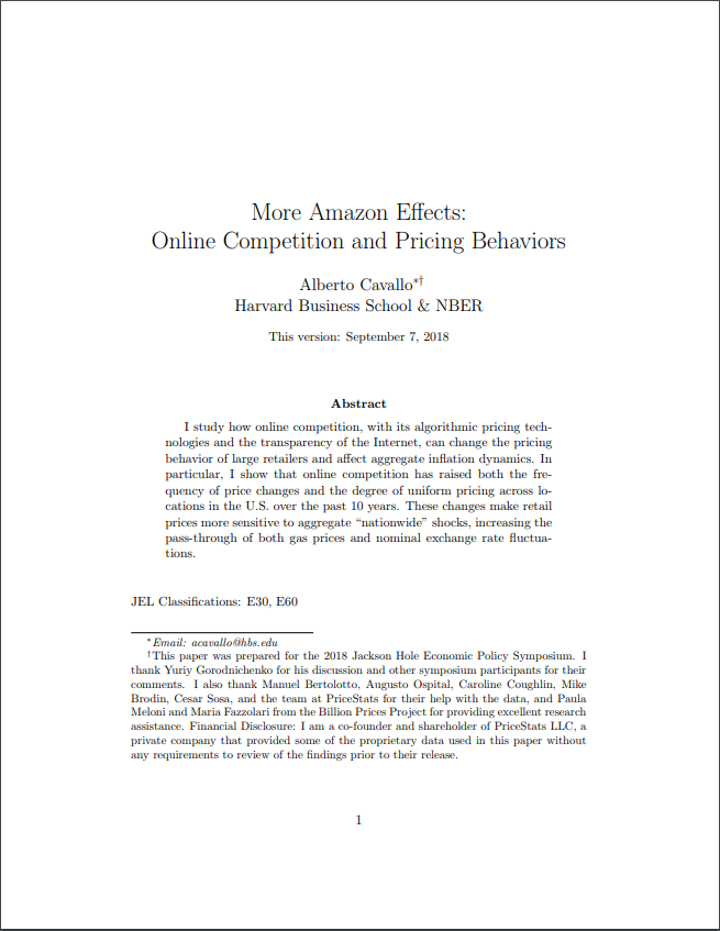 More Amazon Effects paper